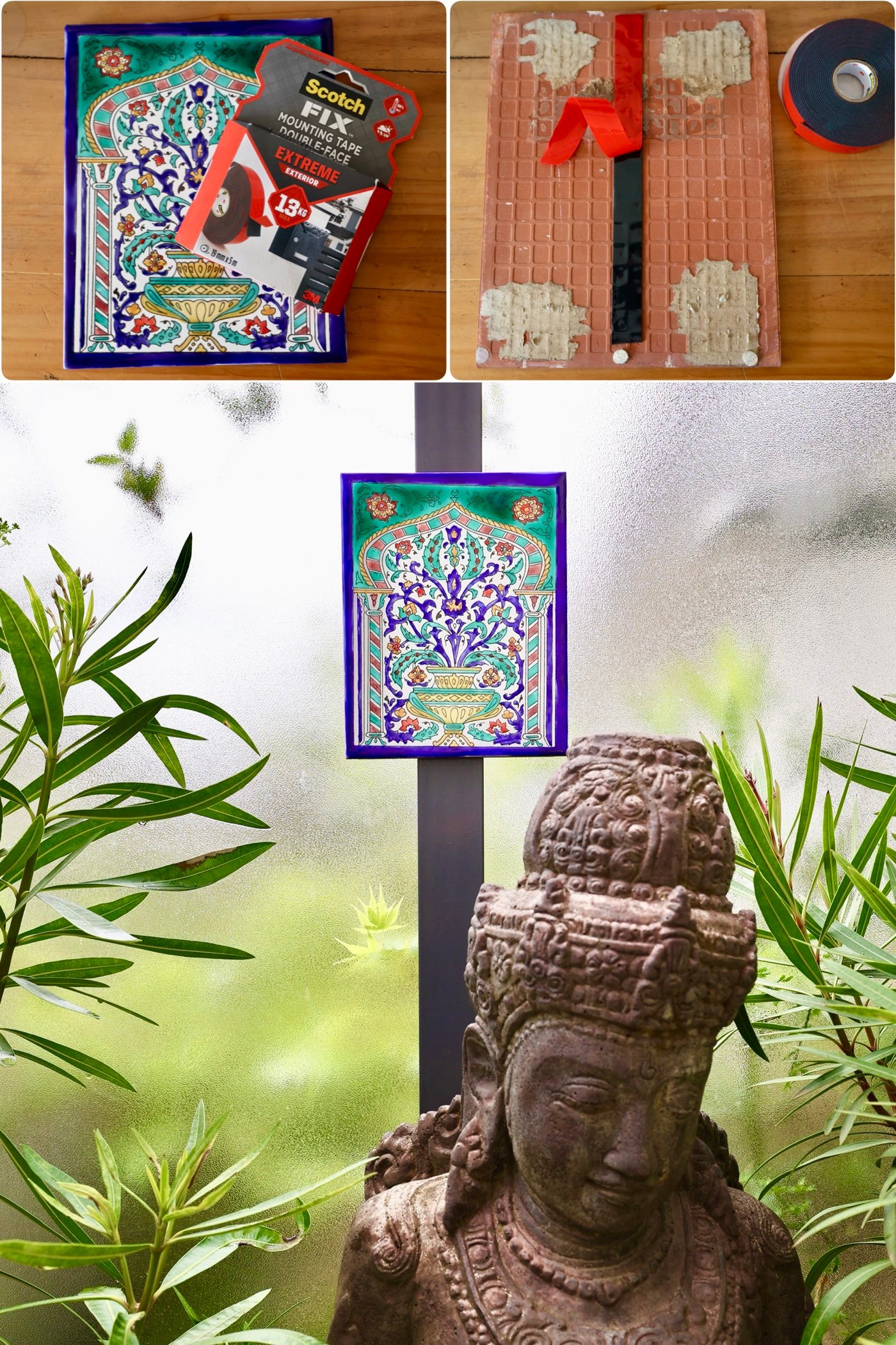 fixer objet lourd sans percer blog déco - clemaroundthecorner