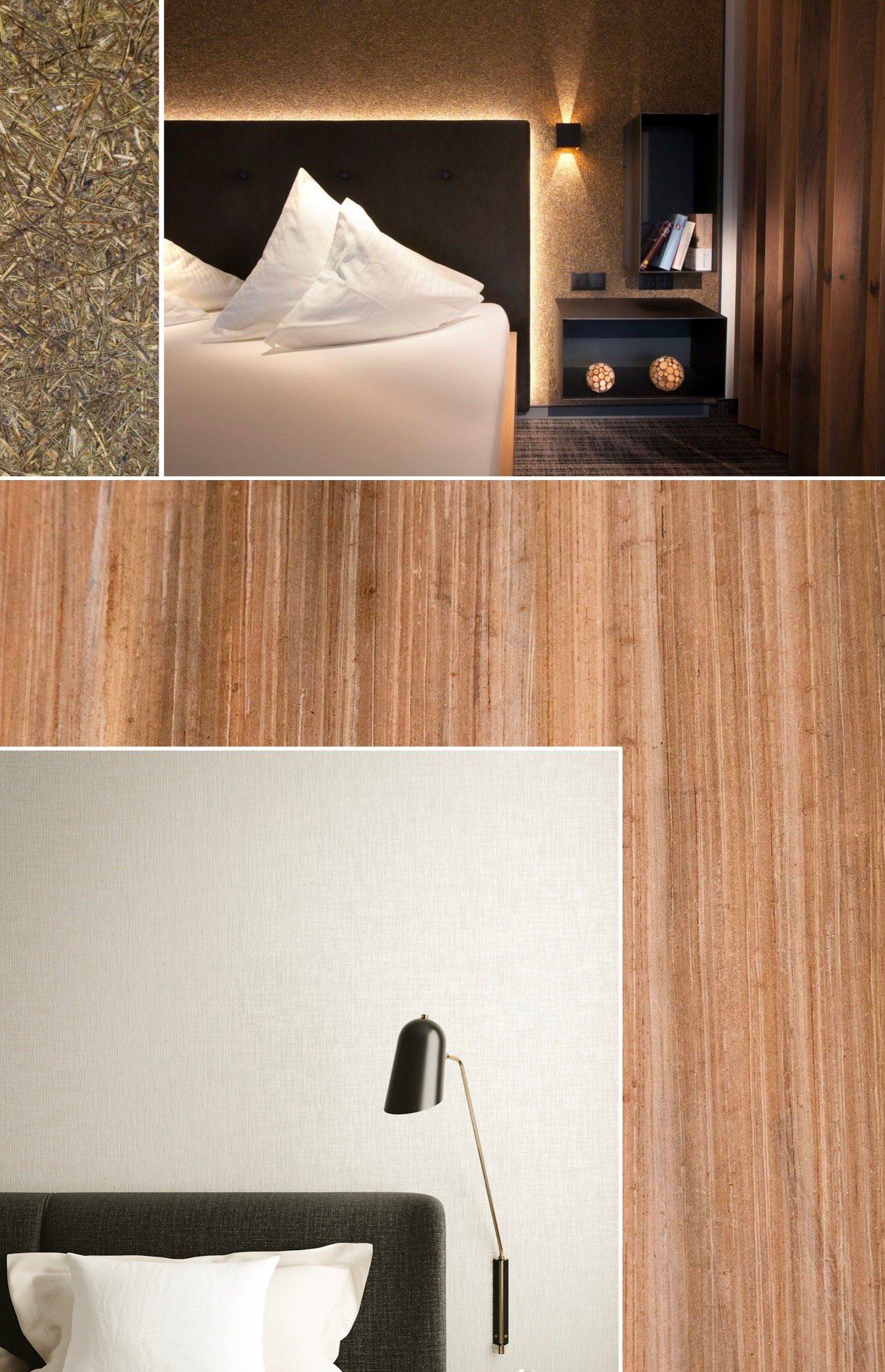 papier peint éco-responsable anti-polluant cov chambre nature