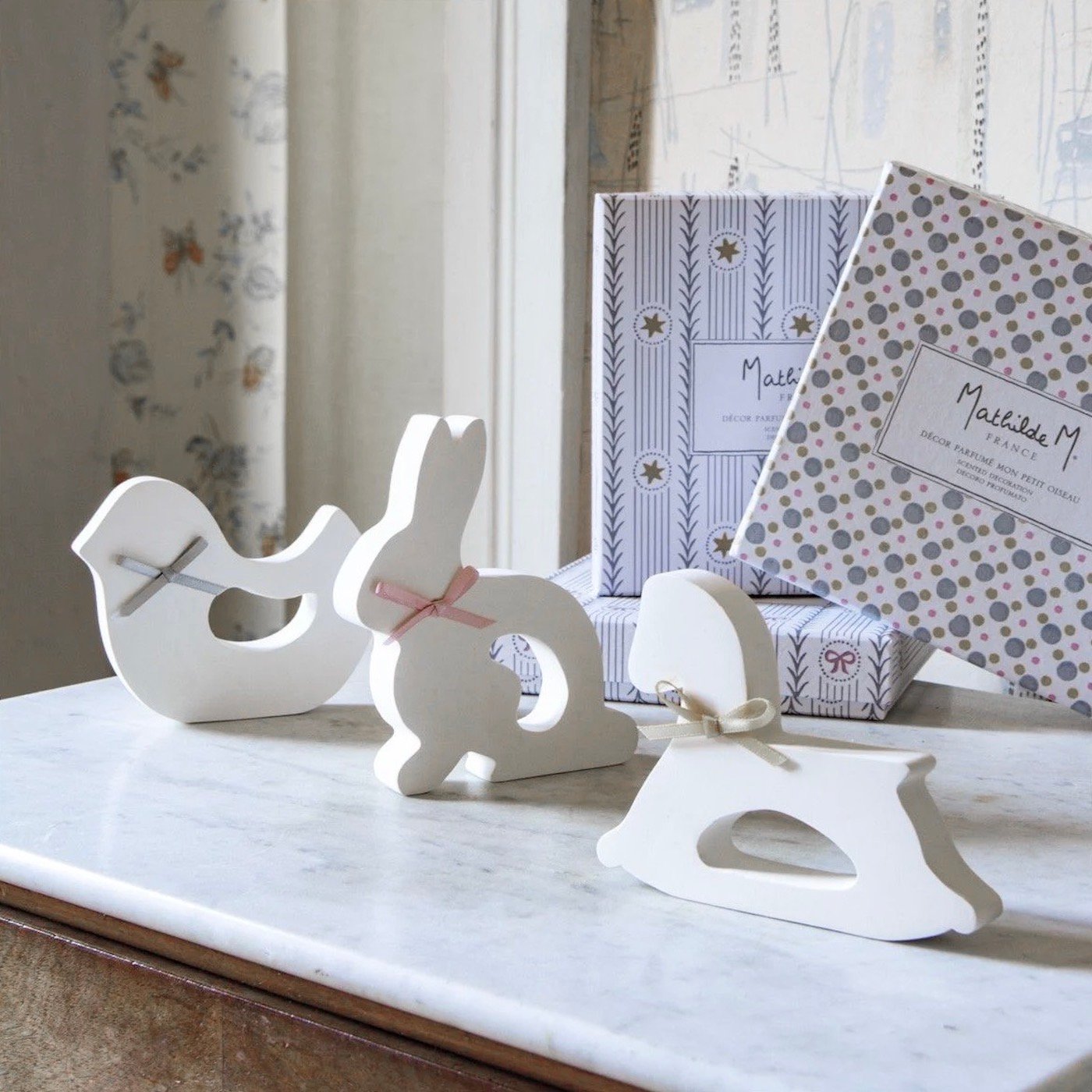 sent bon céramique lapin cheval bébé cadeau naissance