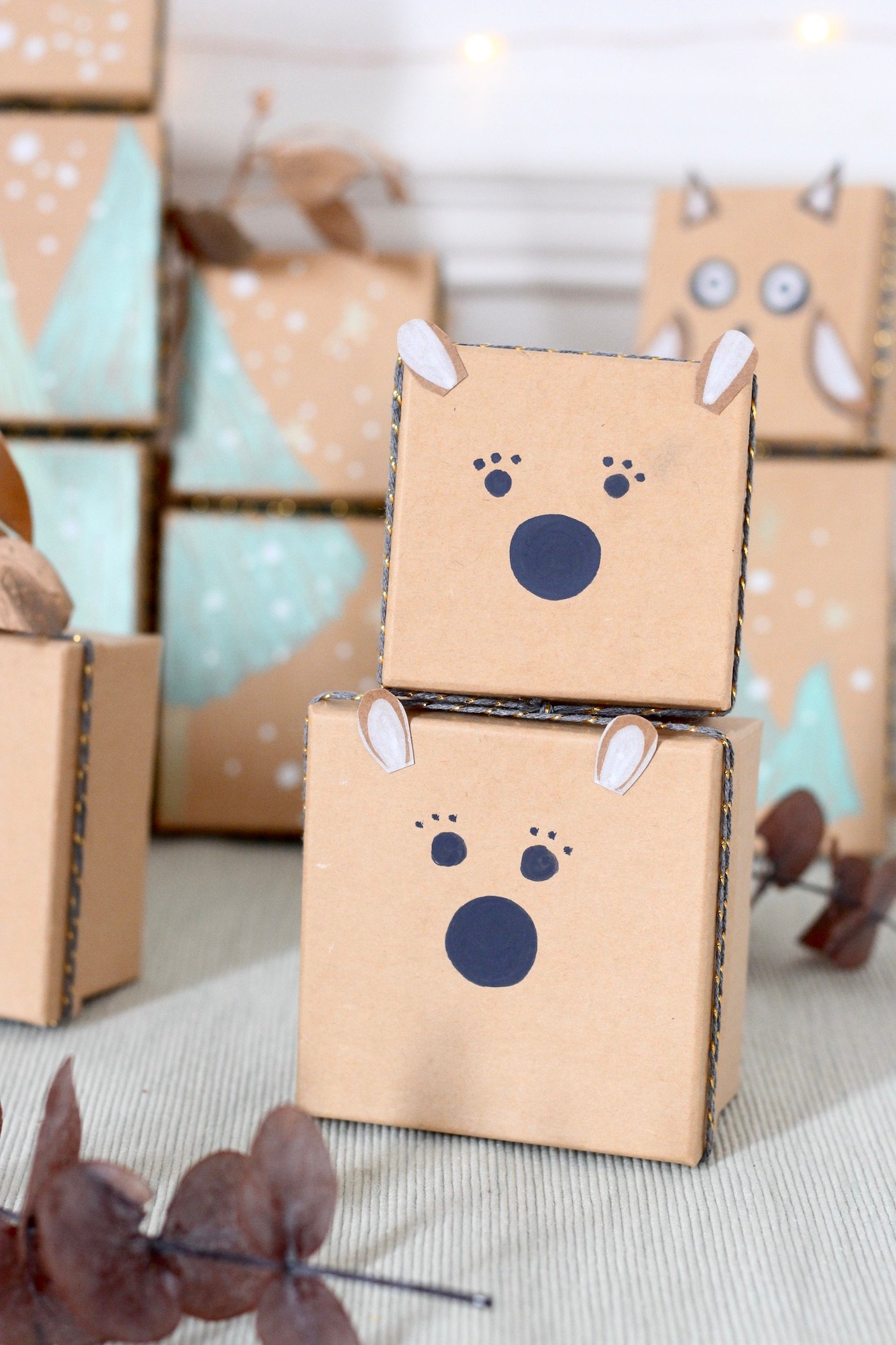 activité manuelle Noël déco enfant carton