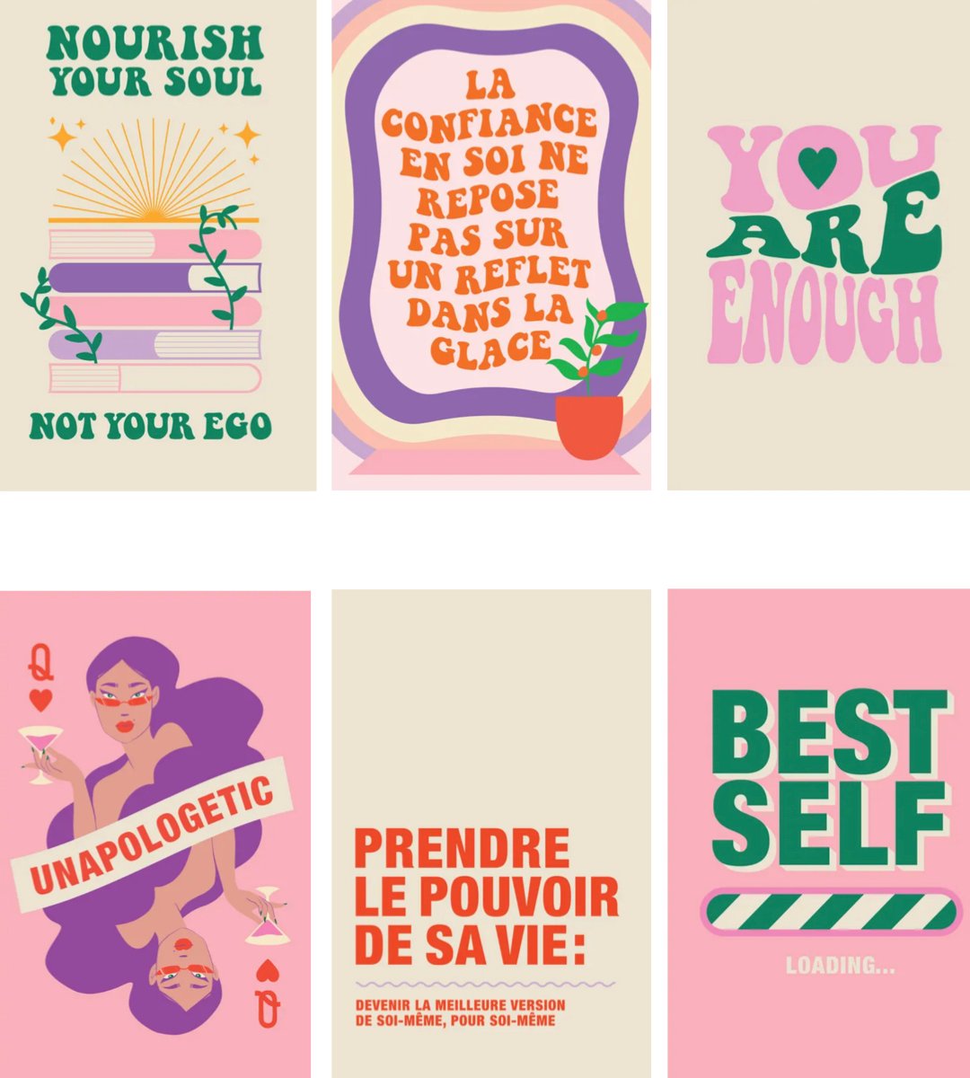 affiche vintage engagee feministe popart mur de cadre deco interieure