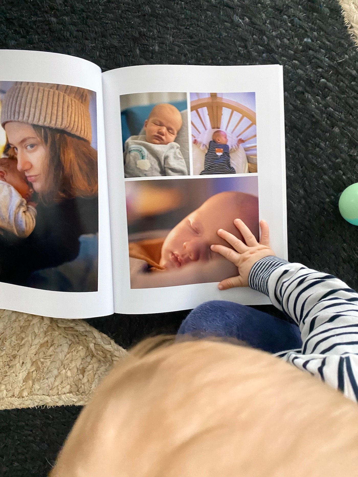 album photo personnalisé souvenir bébé 1 an - blog déco - clem atc