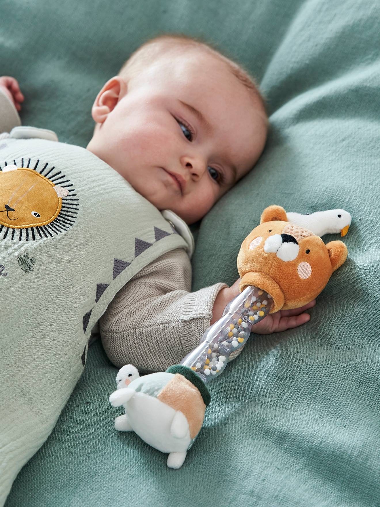 hochet bébé original bâton de pluie