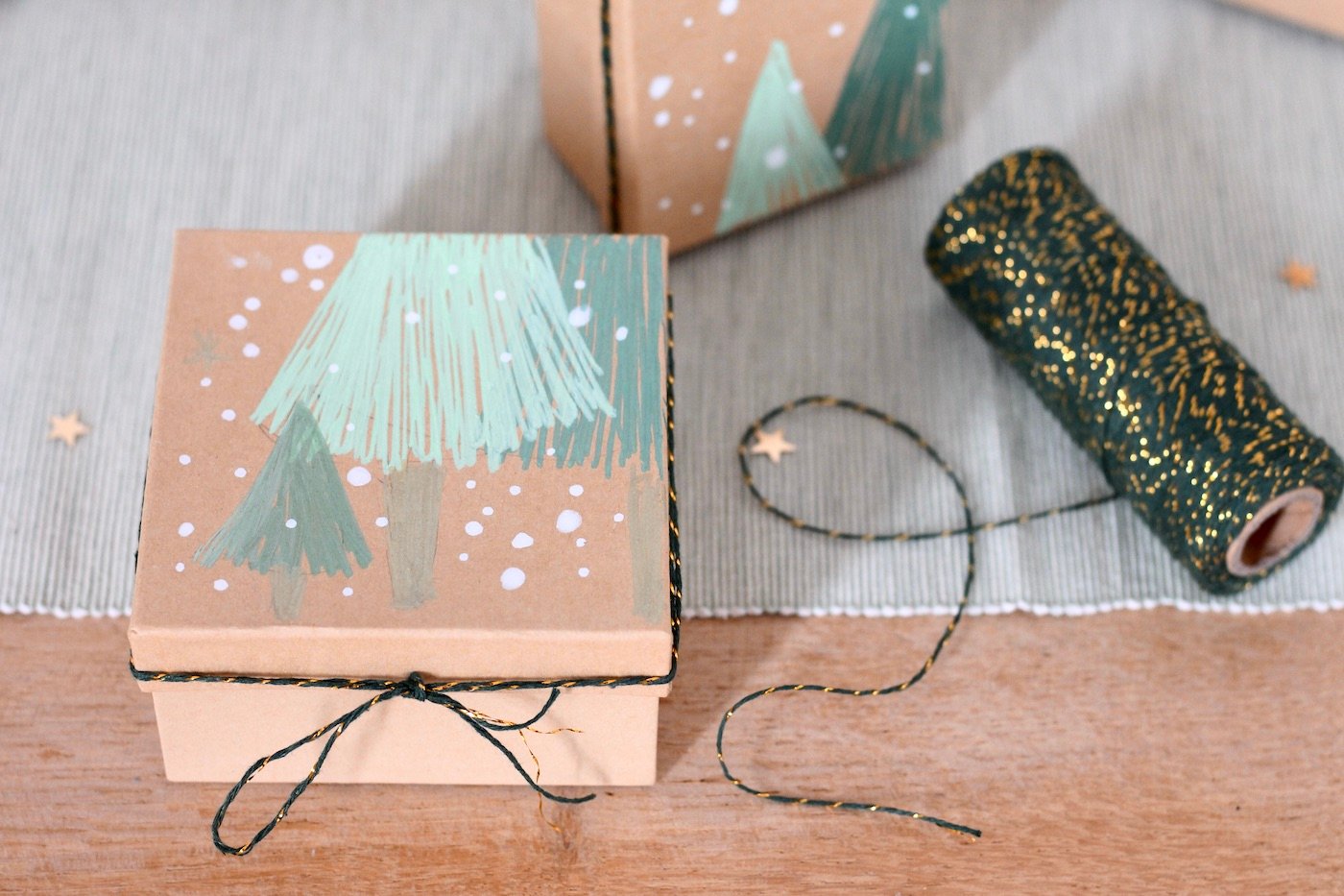 papier cadeau original upcycling