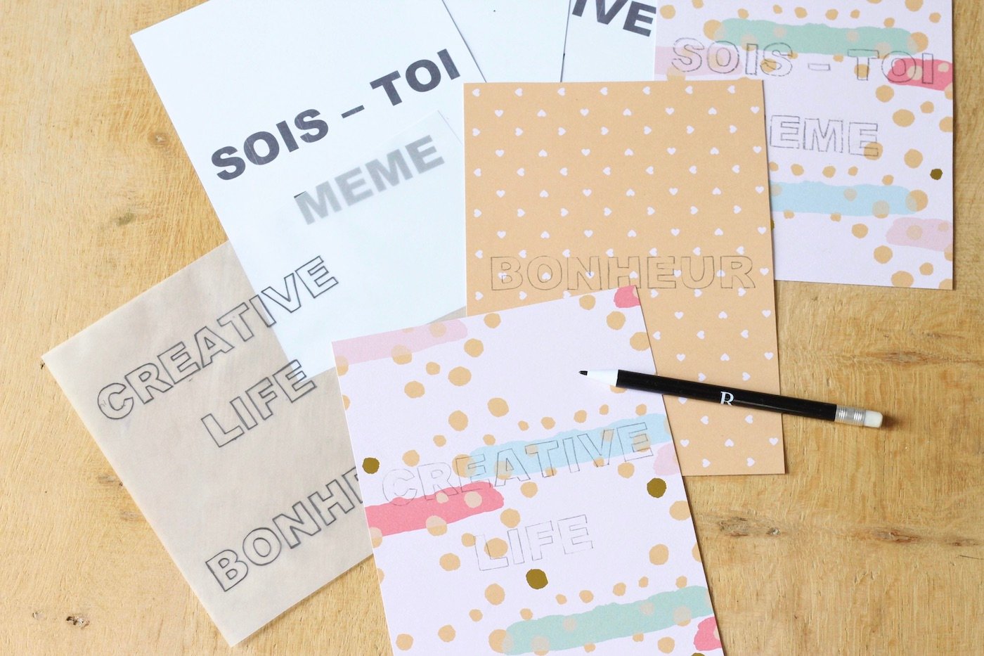 poster motivant phrase mantra féminin