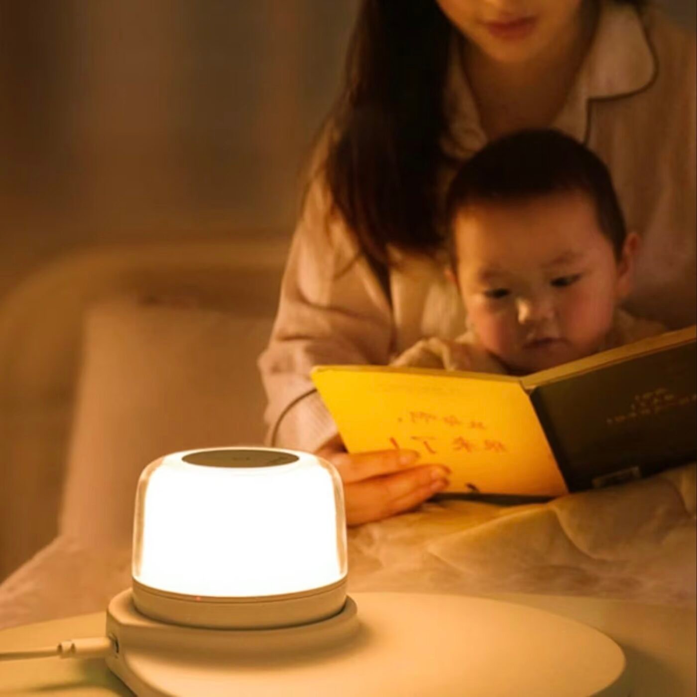 veilleuse connectée diffuseur aromathérapie chargeur induction