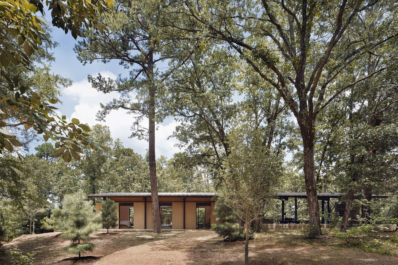 architecture longère en bois maison neuve construction