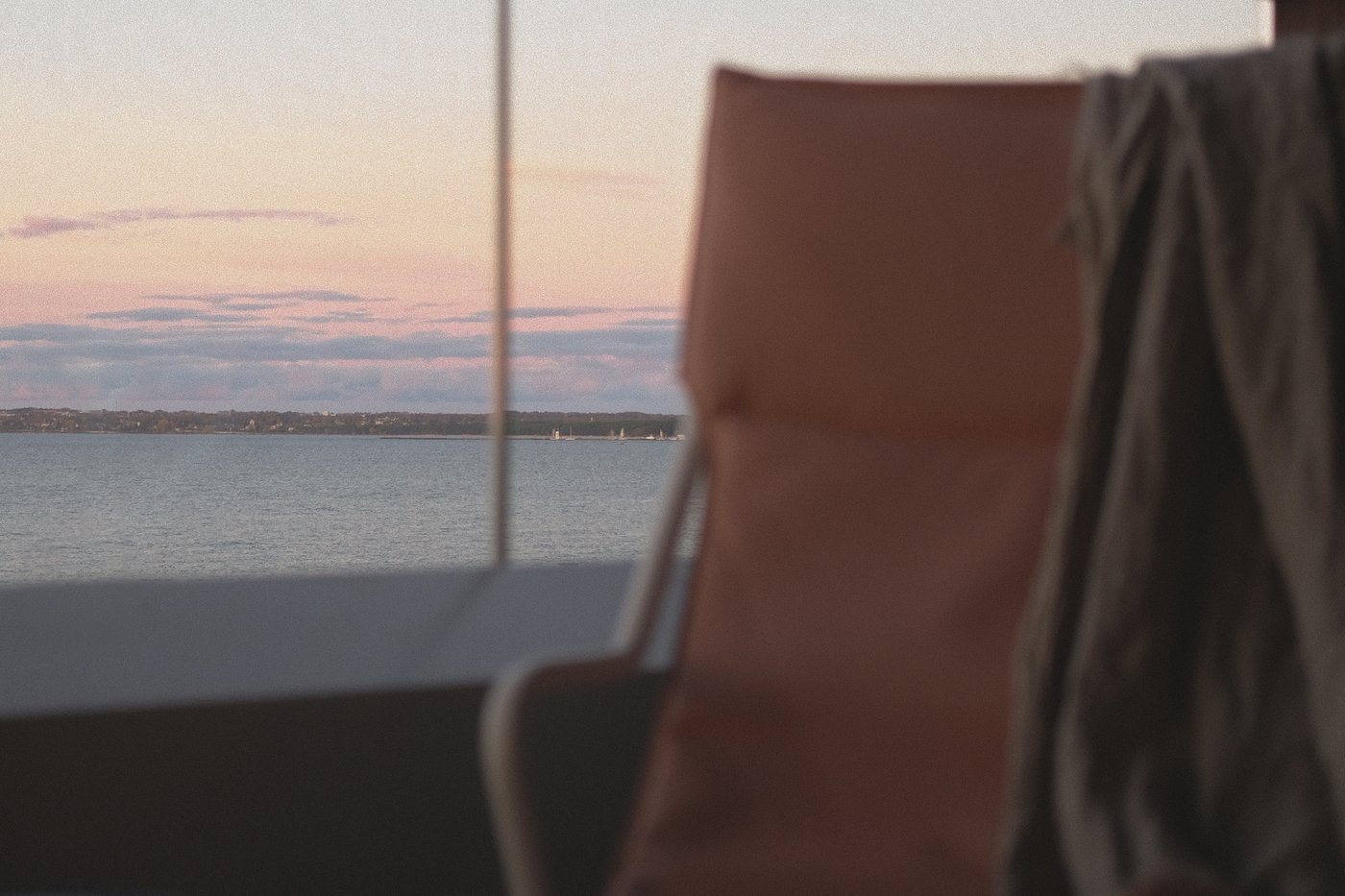 balcon hiver face mer Baltique Tallinn