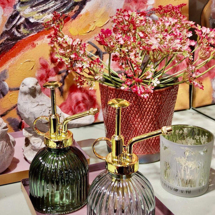 deco interieure savon verre pot de fleurs