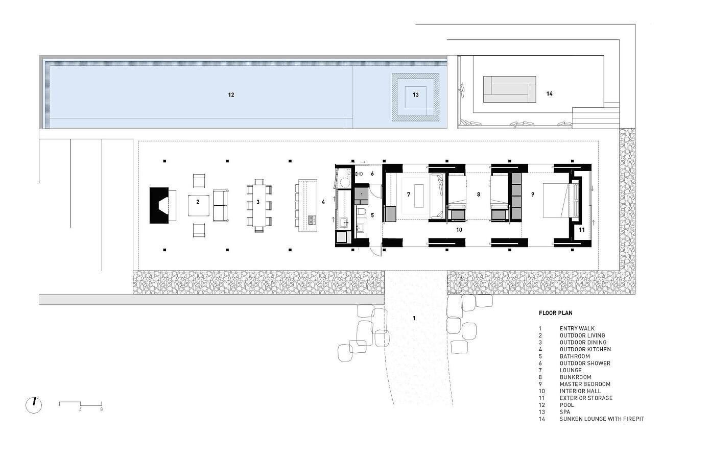 plan maison plain-pied 100m2 2 chambres