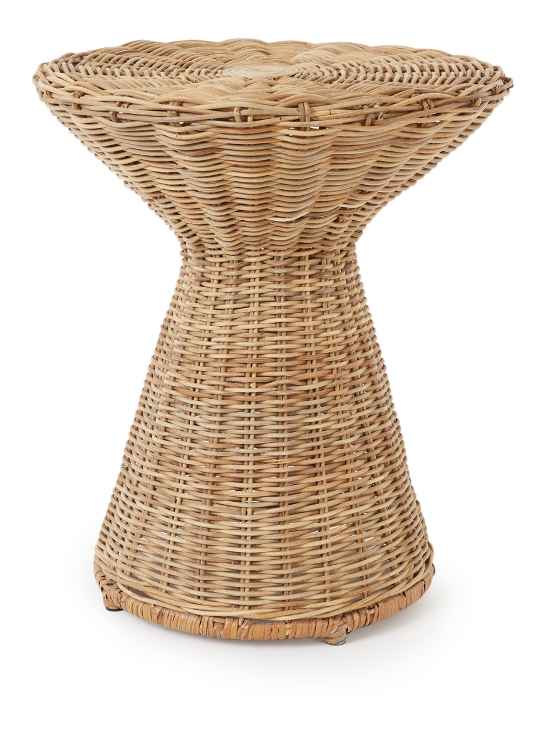 table appoint rotin rétro 70s