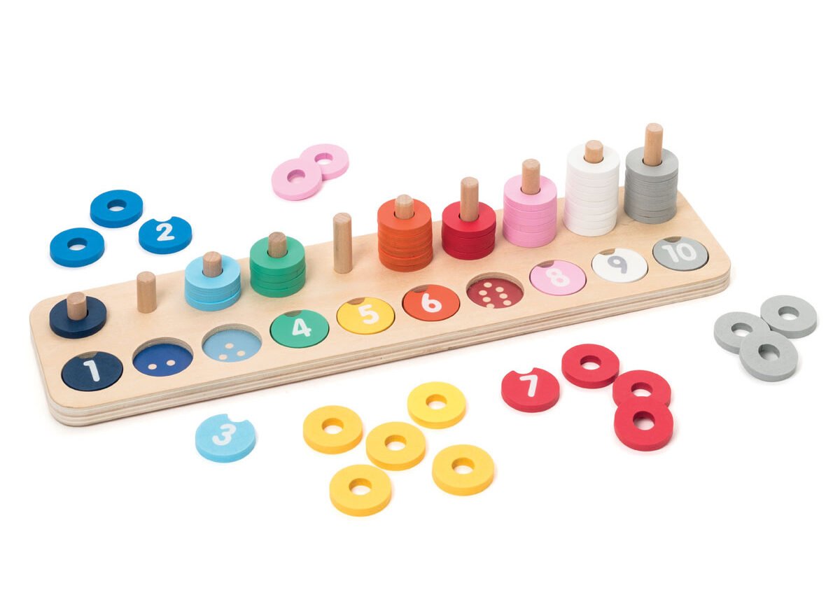 comment apprendre chiffres couleurs tout petit bébé