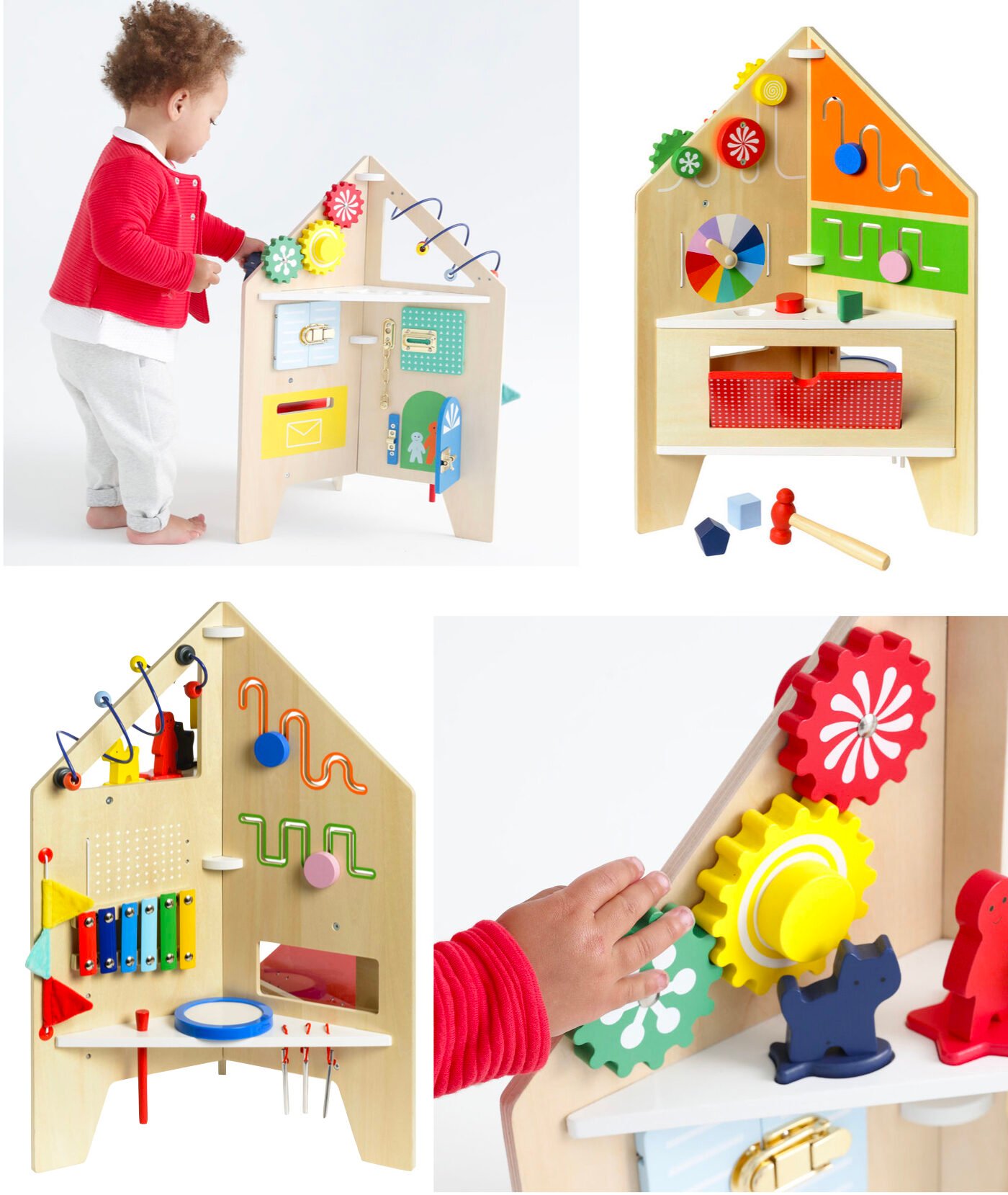 jouet en bois bébé 18 mois multi-activité