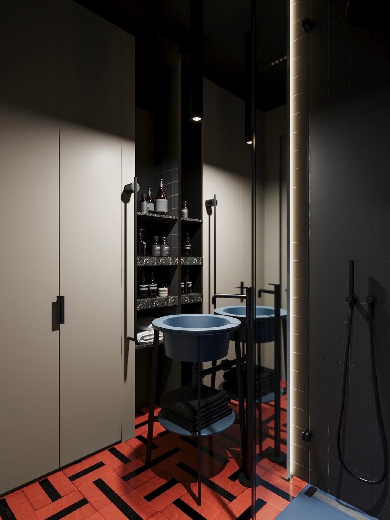 meuble vasque sur pied Cantini Cielo Ceramica