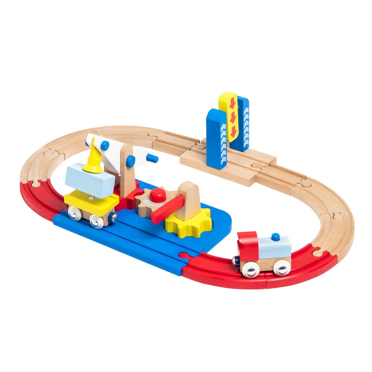 premier circuit train bois enfant 1 2 an jeu