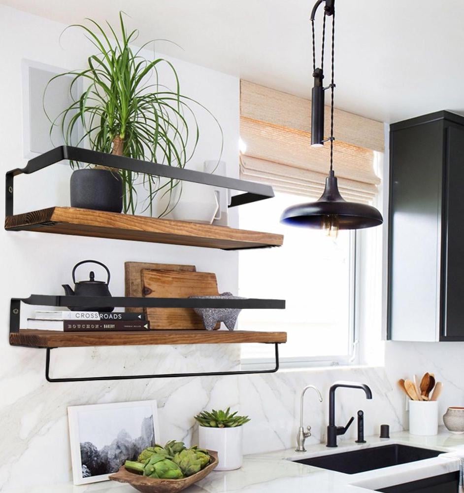 etagere flottante bois deco rustique maison