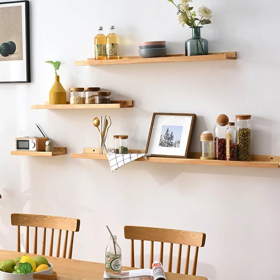 etagere flottante bois deco rustique maison