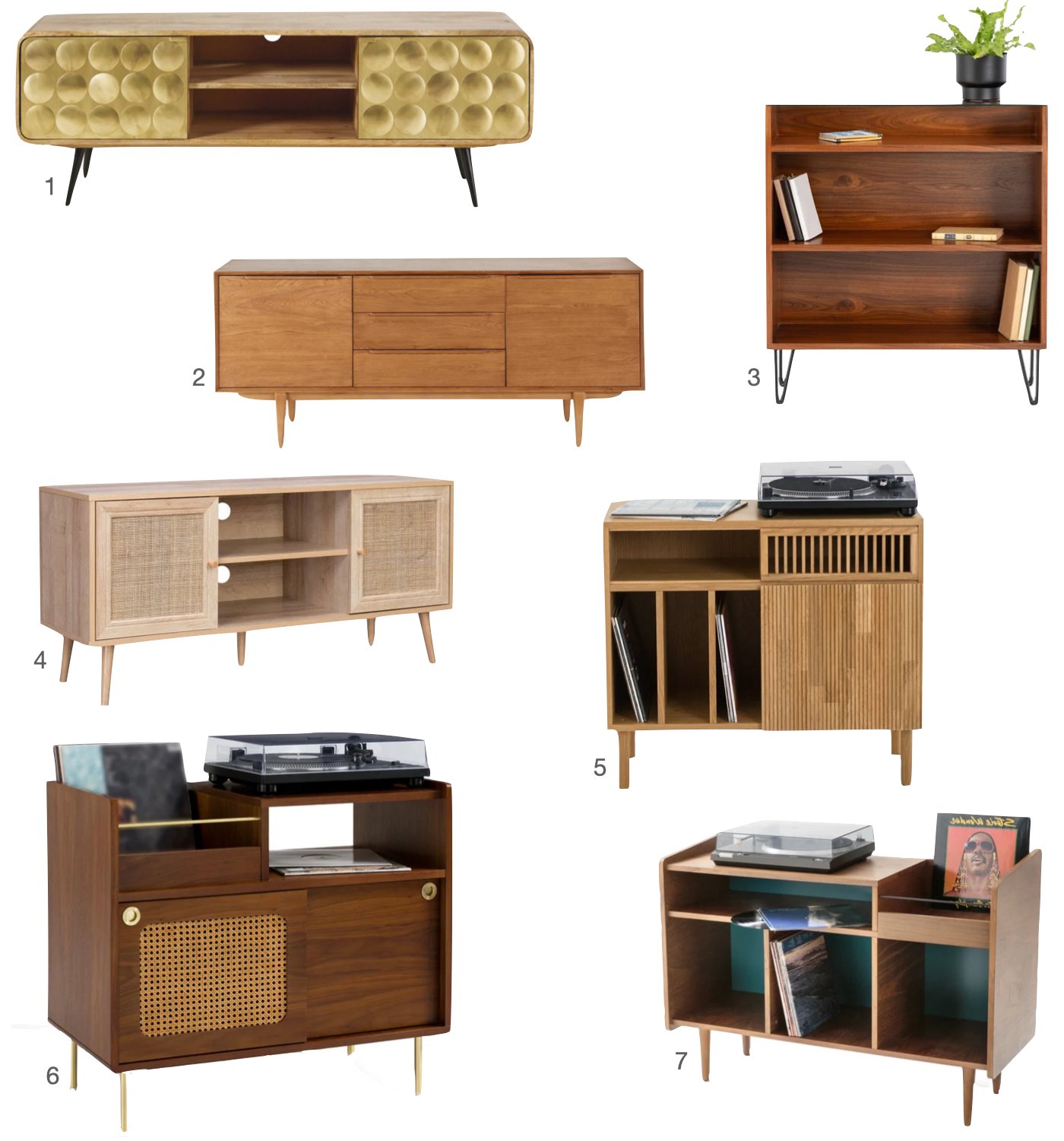 meuble console années 50 deco