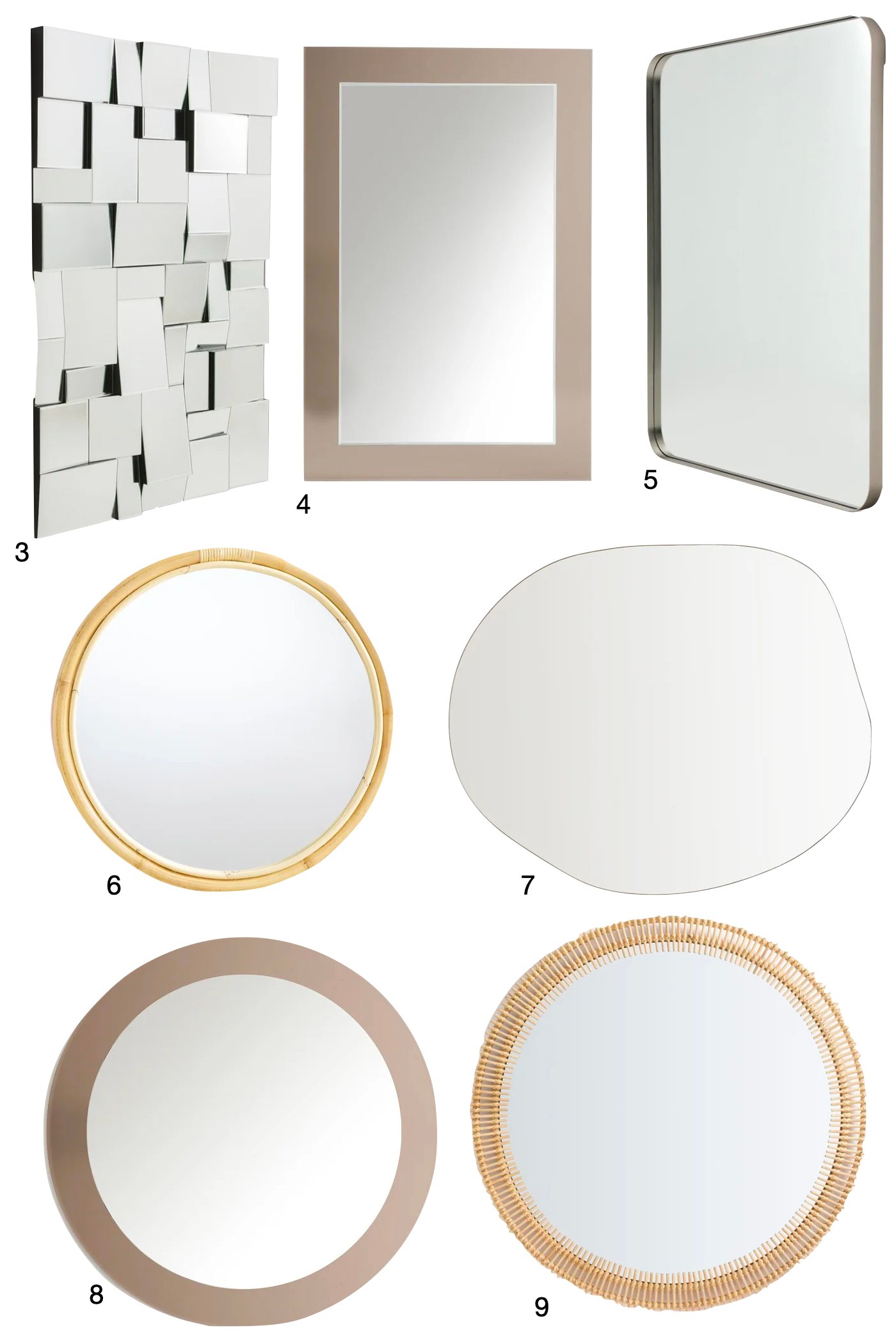 nouvelles collections AMPM miroir entrée