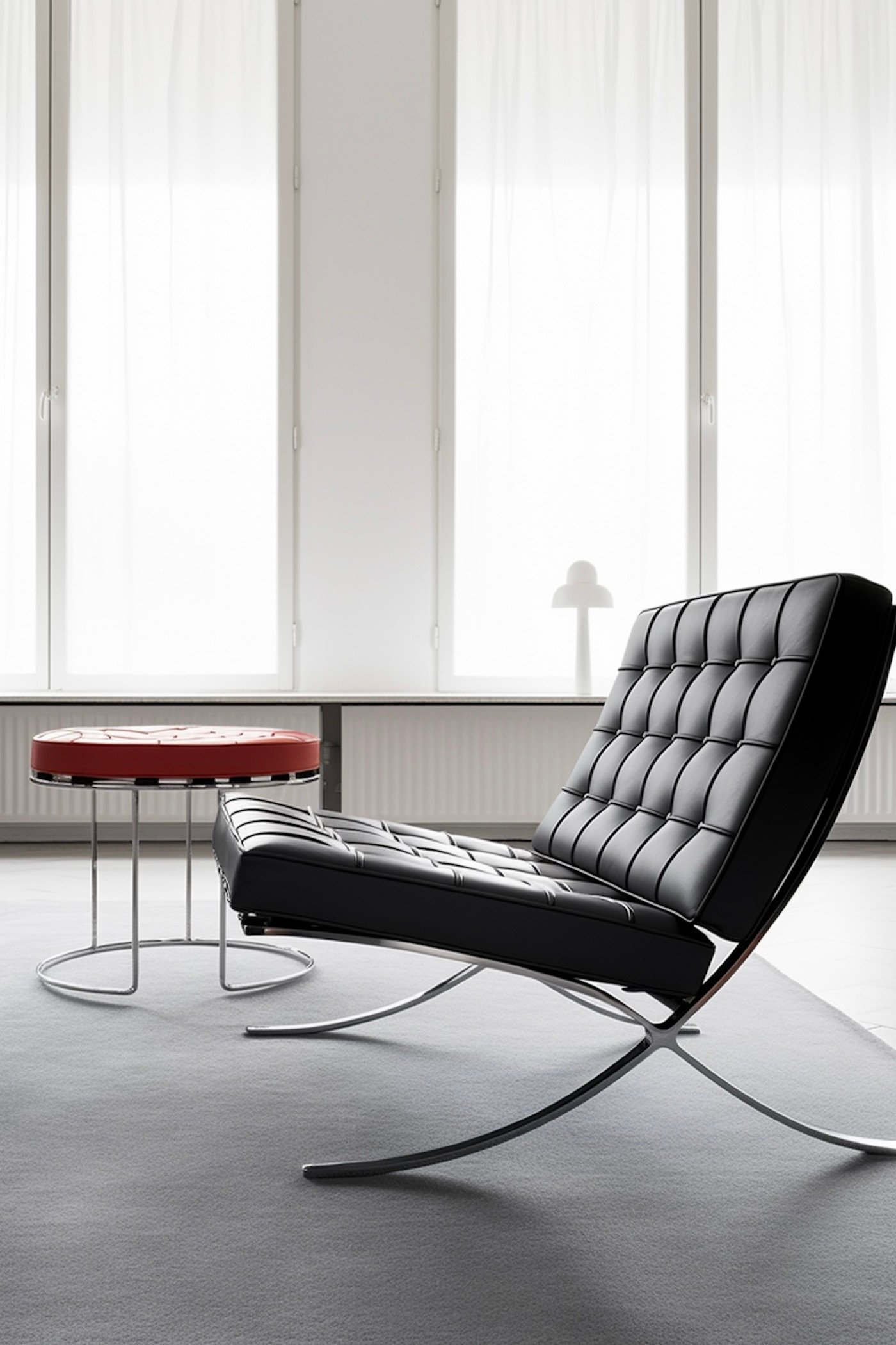 chaise emblématique fauteuil Barcelona Ludwig Mies van der Rohe
