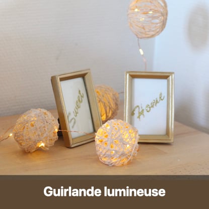 décoration lumineuse chic à faire soi-même
