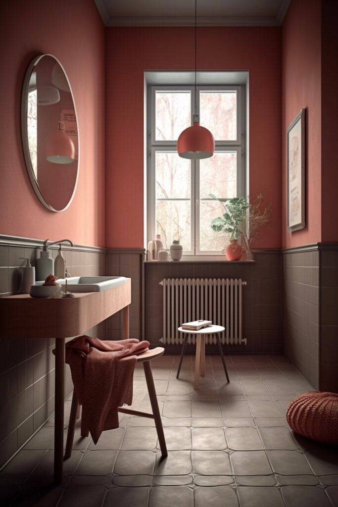 illuminer petite salle de bain taupe paris