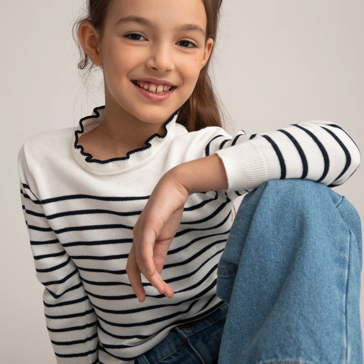 marinière chic enfant pull maille mariage thème marin