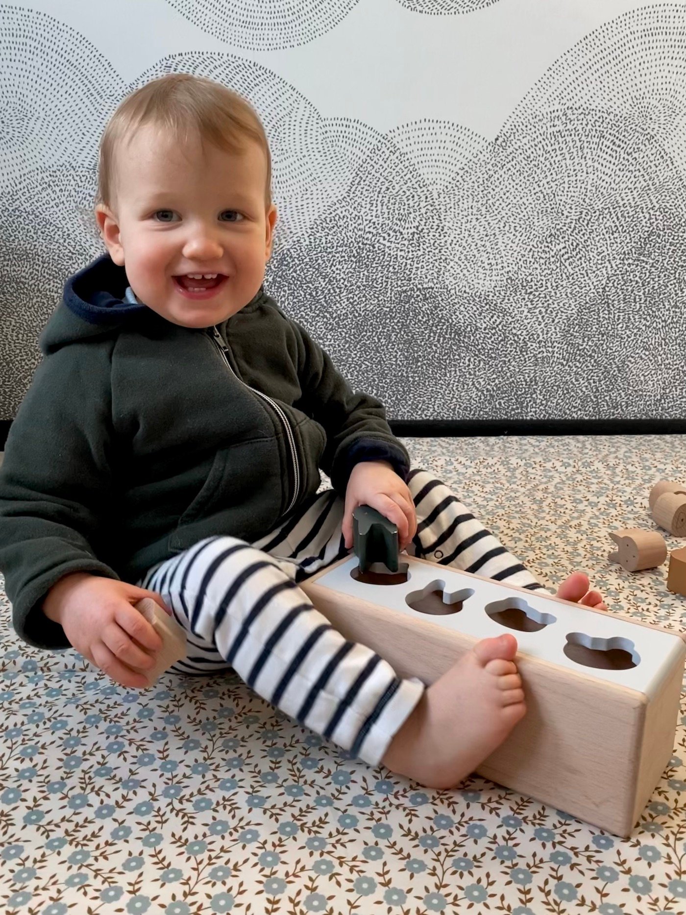 premier puzzle bois jeu éveil forme animaux