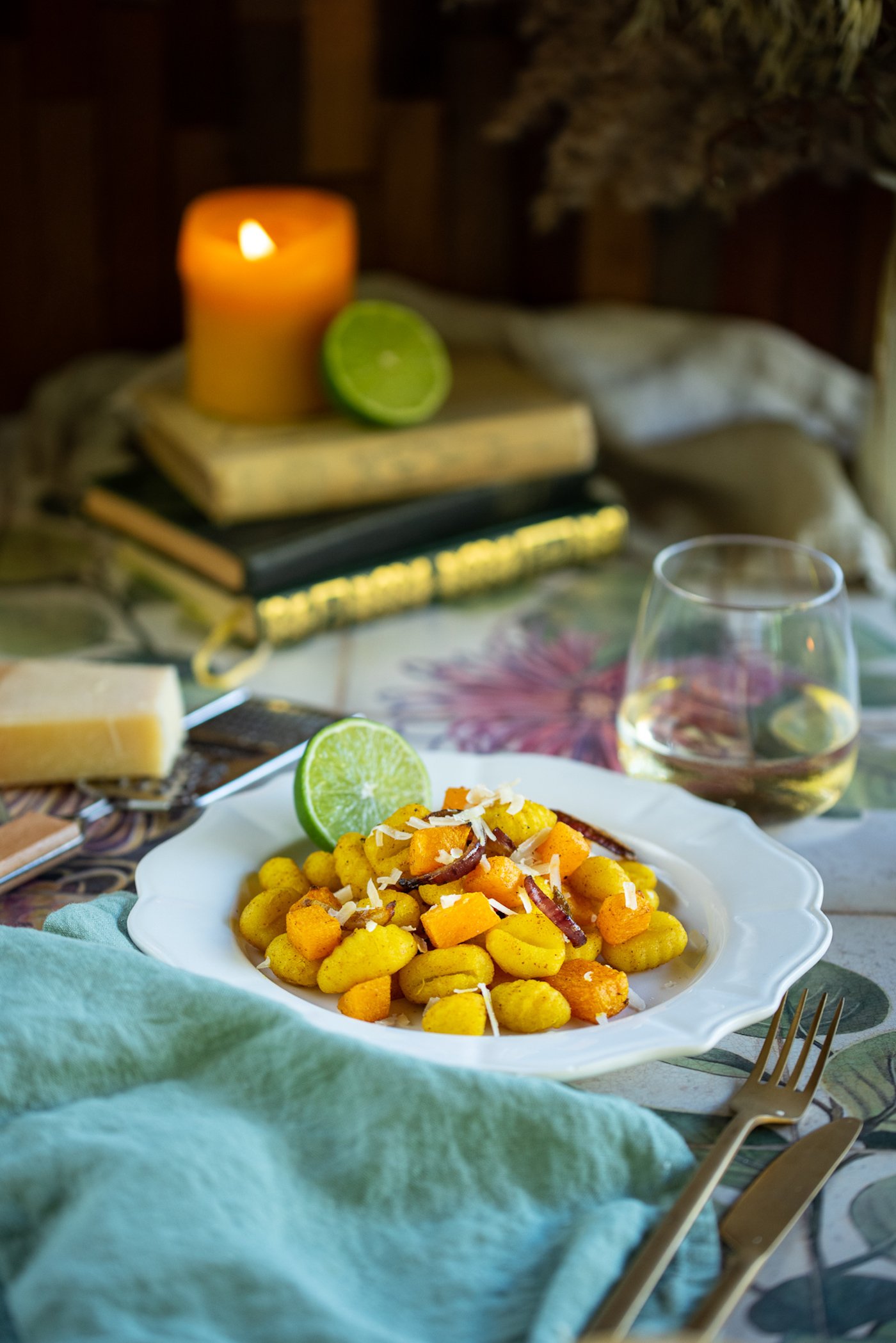 recette automne pâte légumes saison