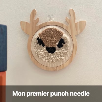 tutoriel débutant premier punch needle ultra facile