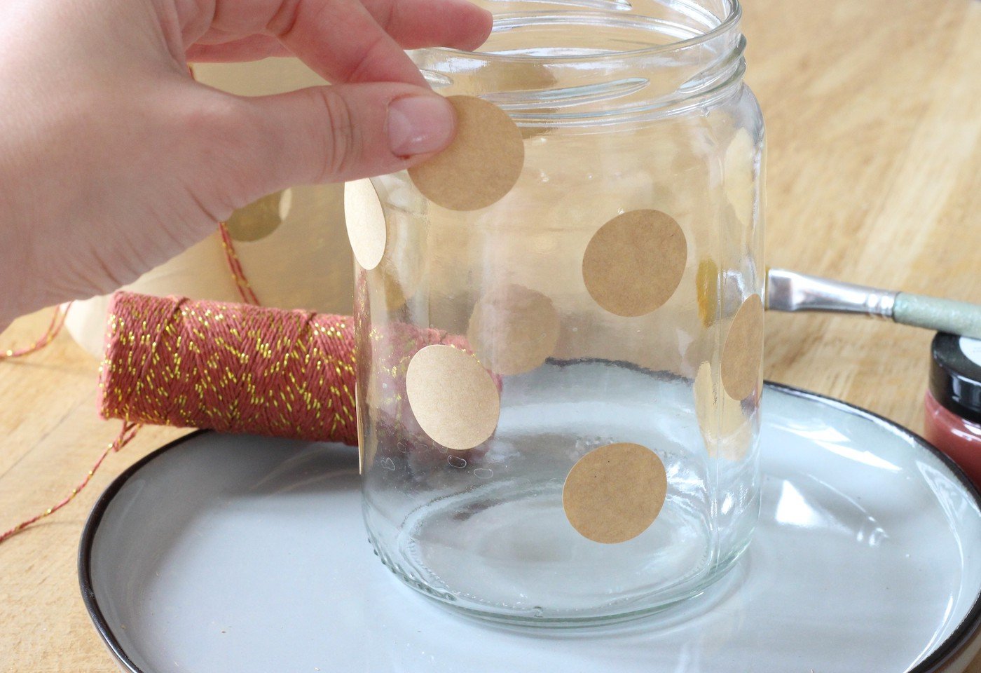 DIY mariage photophore personnalisé - blog déco