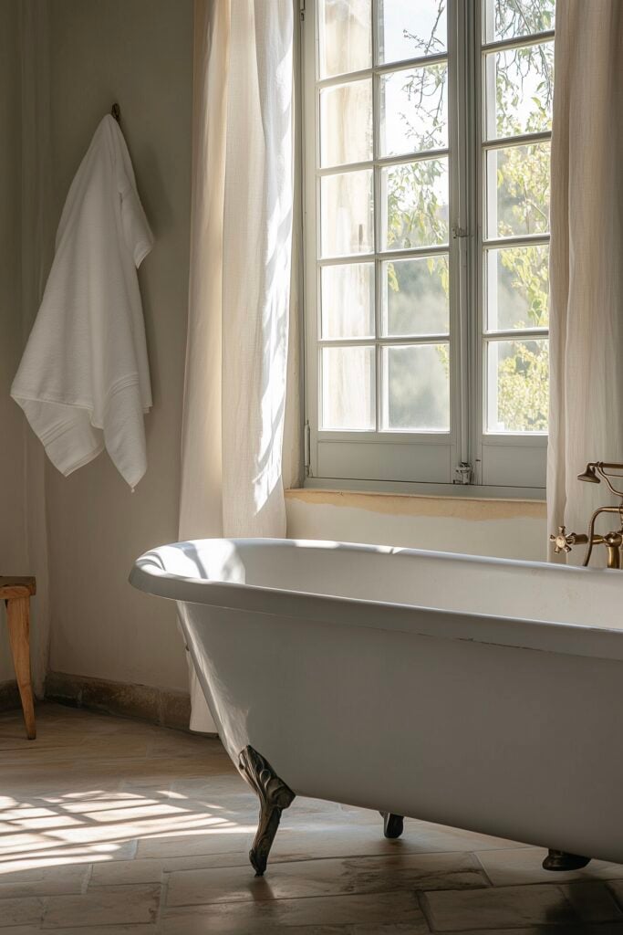 baignoire pieds pattes de lion italienne