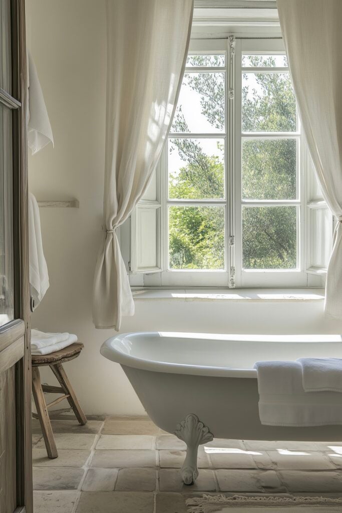 couleurs provençales décoration intérieur salle de bains