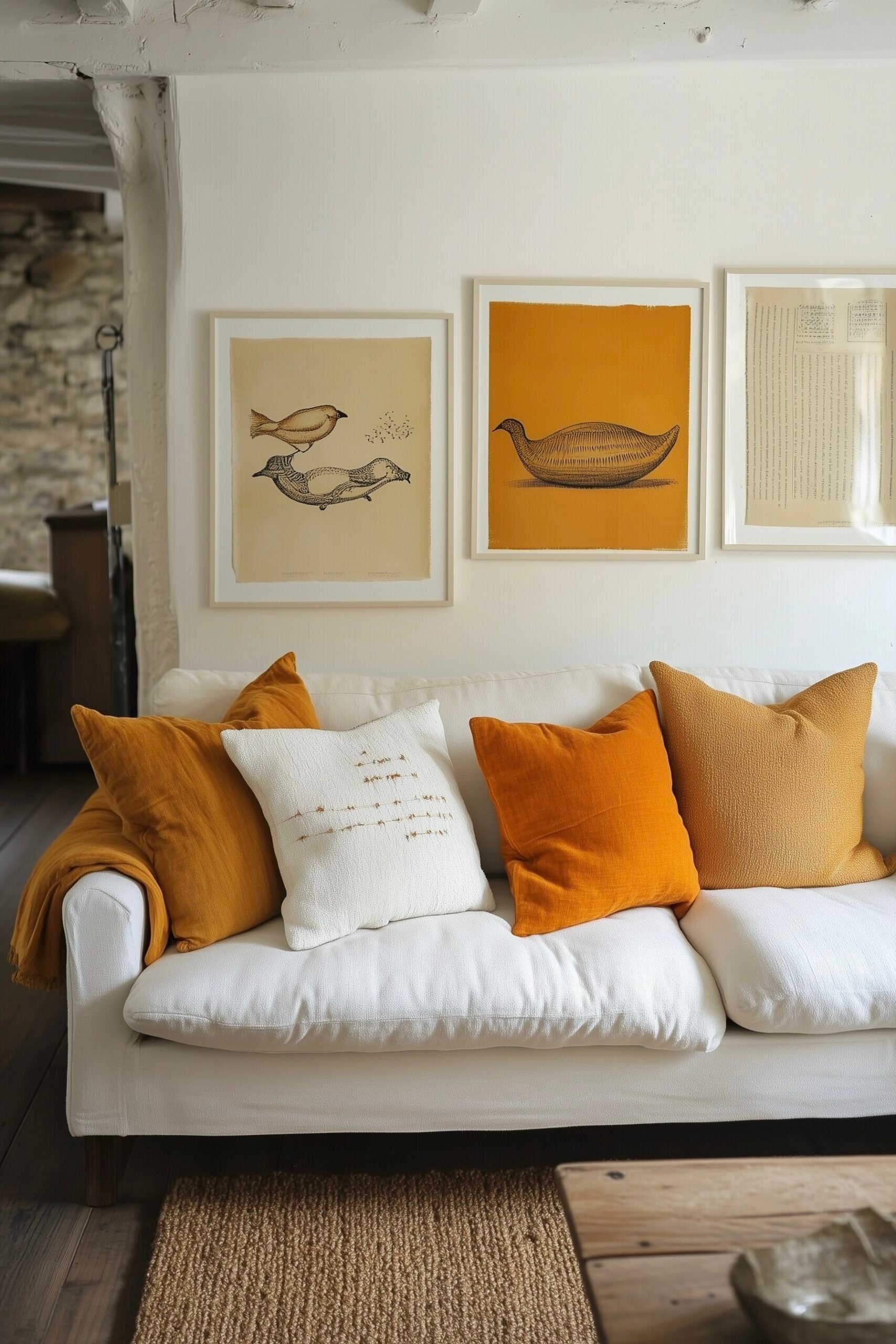 jaune beige orange couleur lumineuse chaleureuse déco