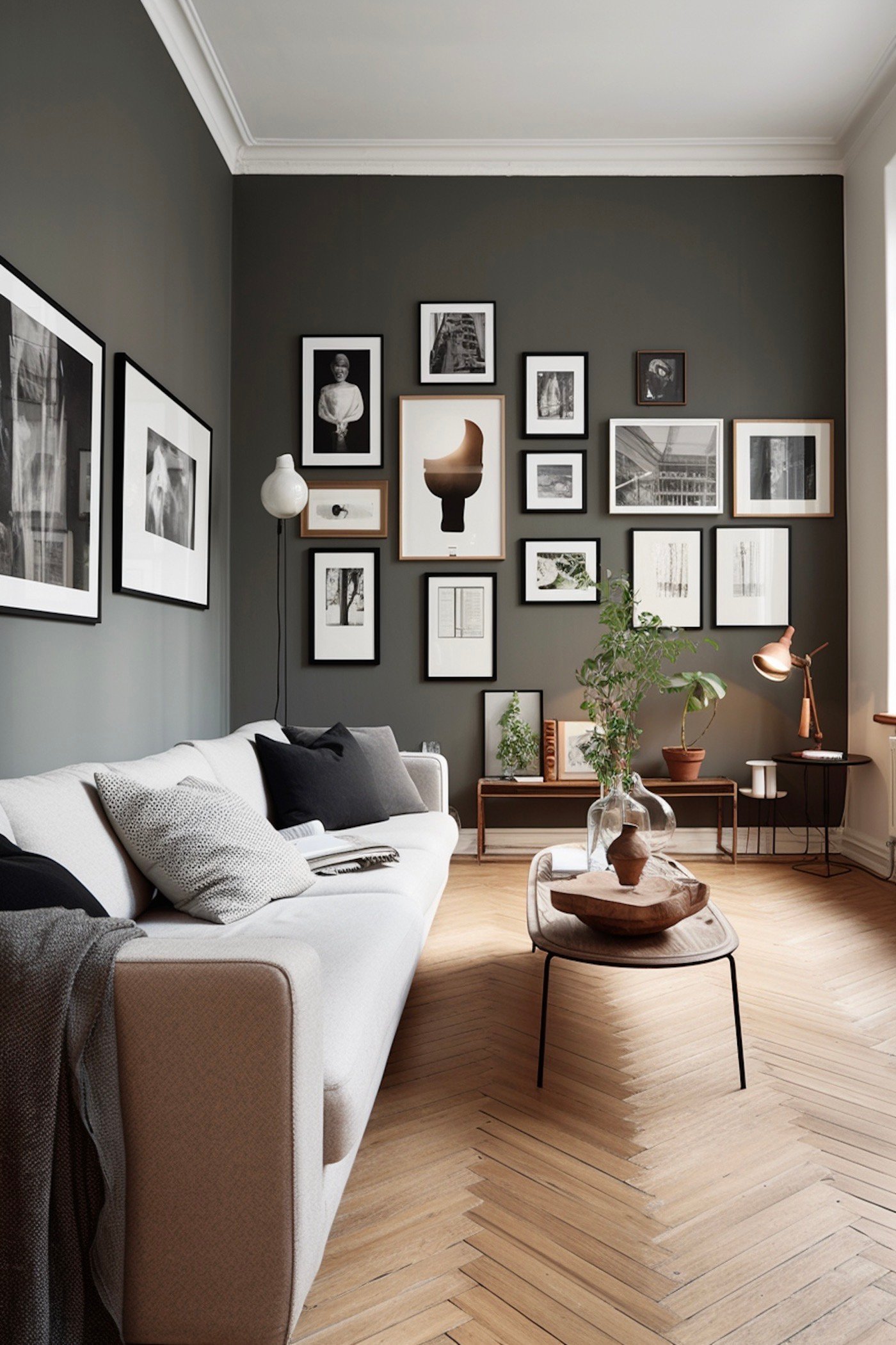 mur de cadres télévision frame invisible