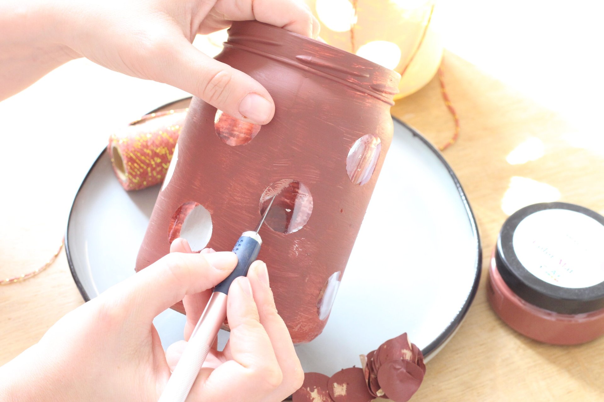 que faire bocal Mason Jar upcycling