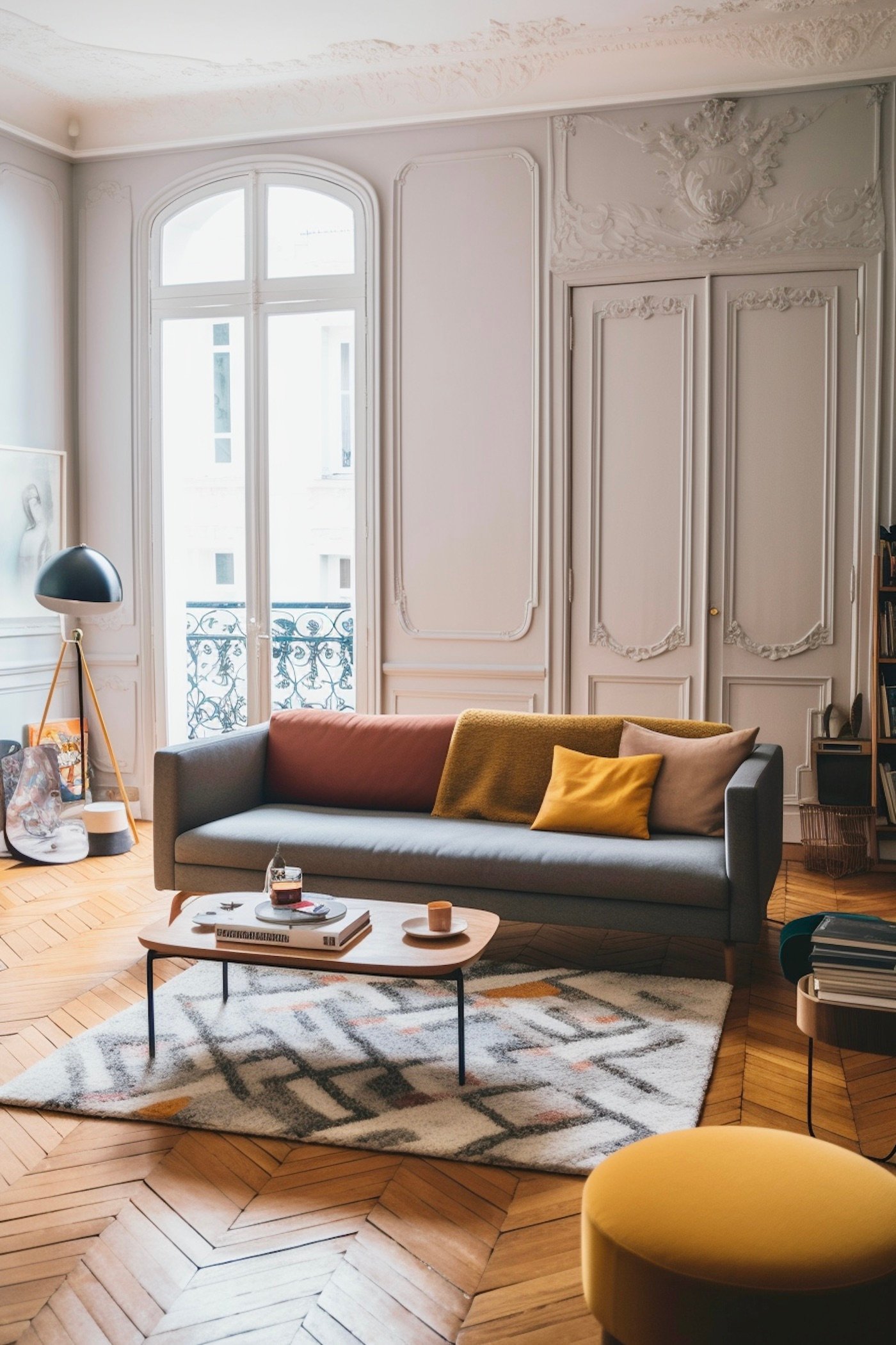 appartement parisien coloré atelier artiste