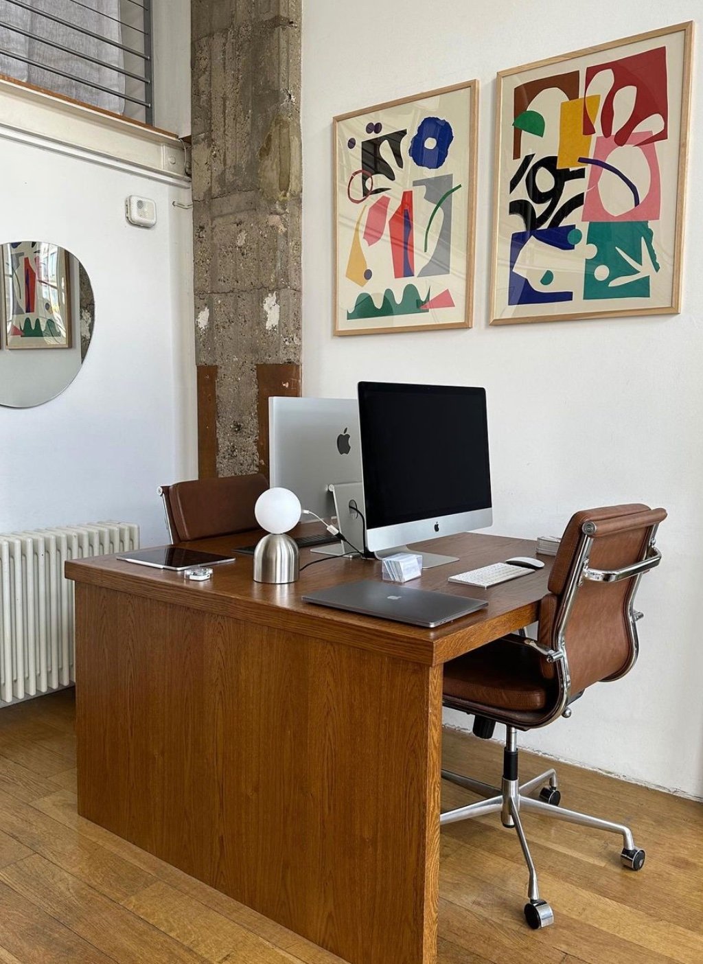 espace travail déco 50s design mid century