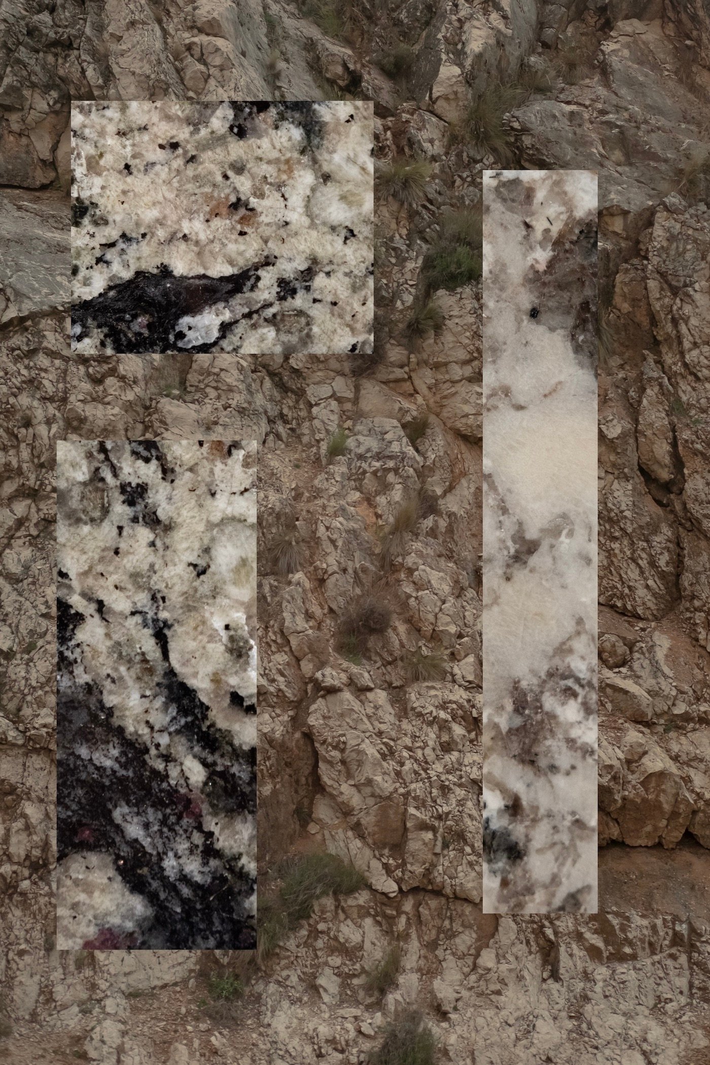 roche montagne pour plan de travail granit extraction