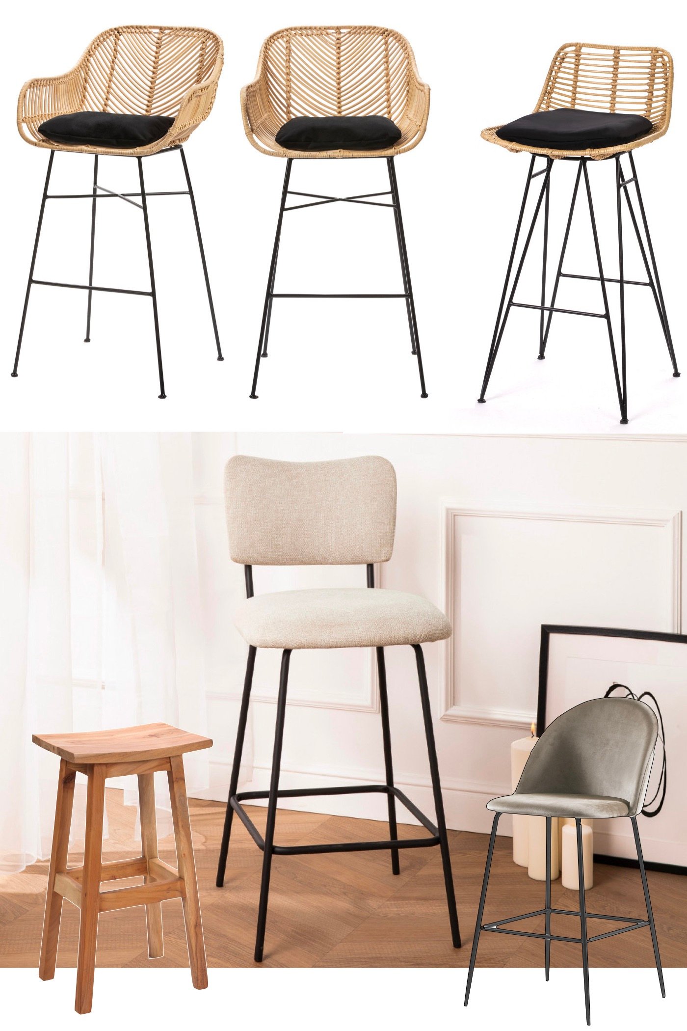 tabouret fauteuil chaise bar design moderne pas cher