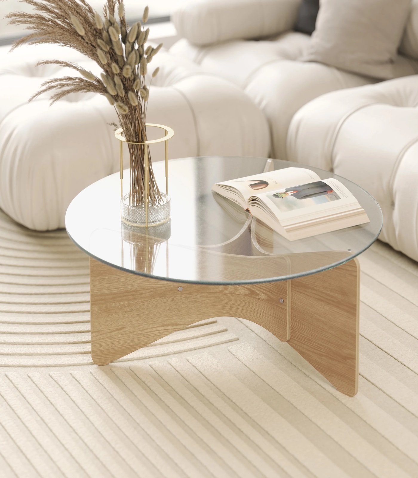 deco sobre epure rustique blanc beige