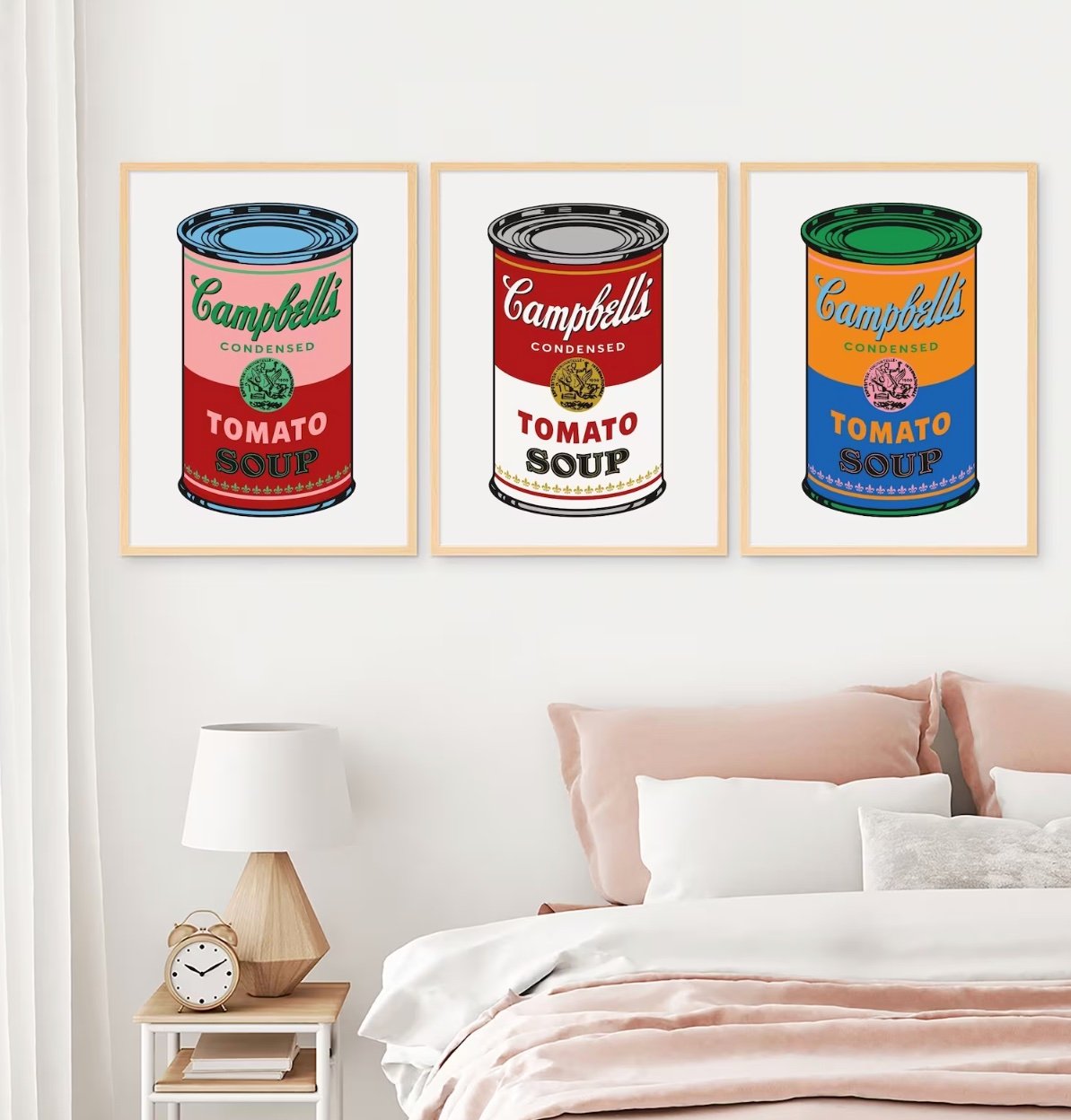 deco chambre 3 affiches Pop Art