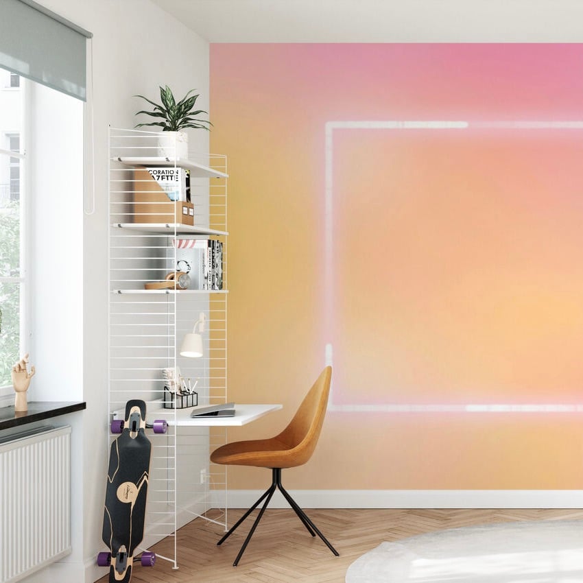 papier peint tendance 2024 pastel dégradé tie dye