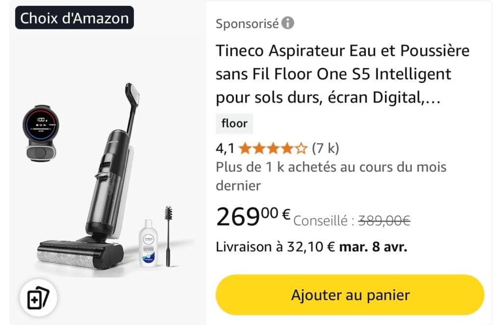 Vrai testé Tineco ifloor 5 connecté