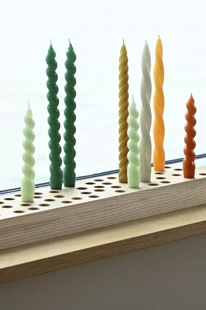 bougie originale design colore deco moderne