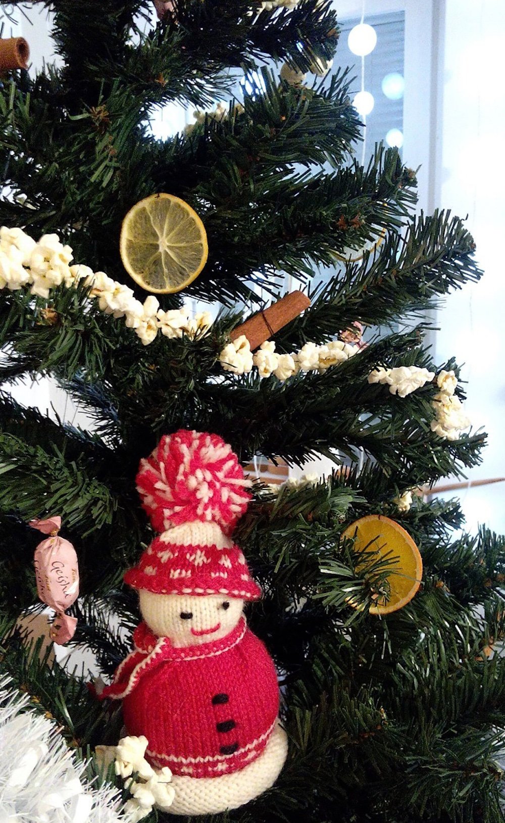 guirlande popcorne sapin noel deco maison DIY