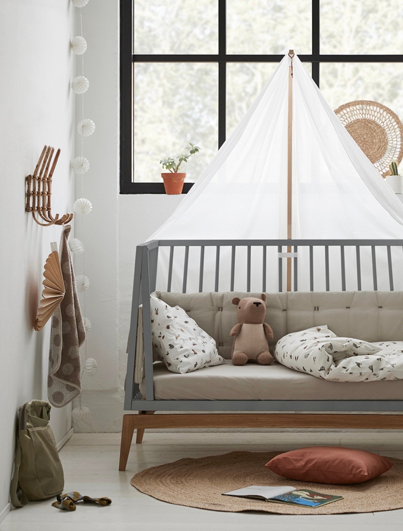 inspiration chambre grise blanche bébé couleur scandinave chic