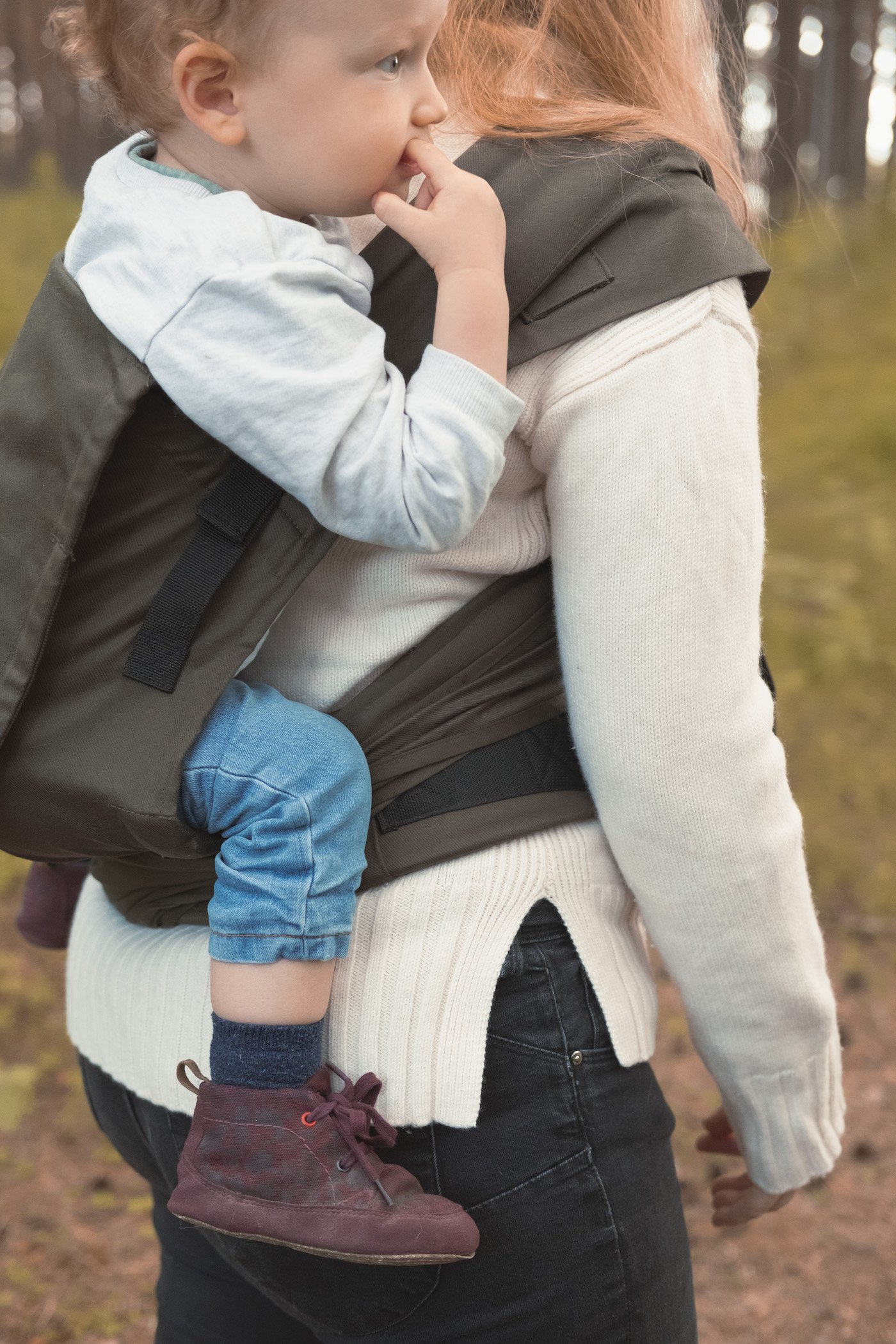 porte-bébé kaki 2 ans écharpe portable vert 18 kg