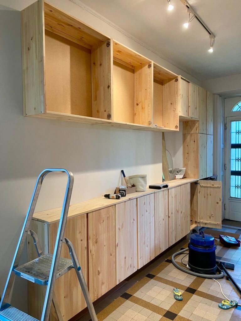 étape conception montage ivar astuce meuble rangement