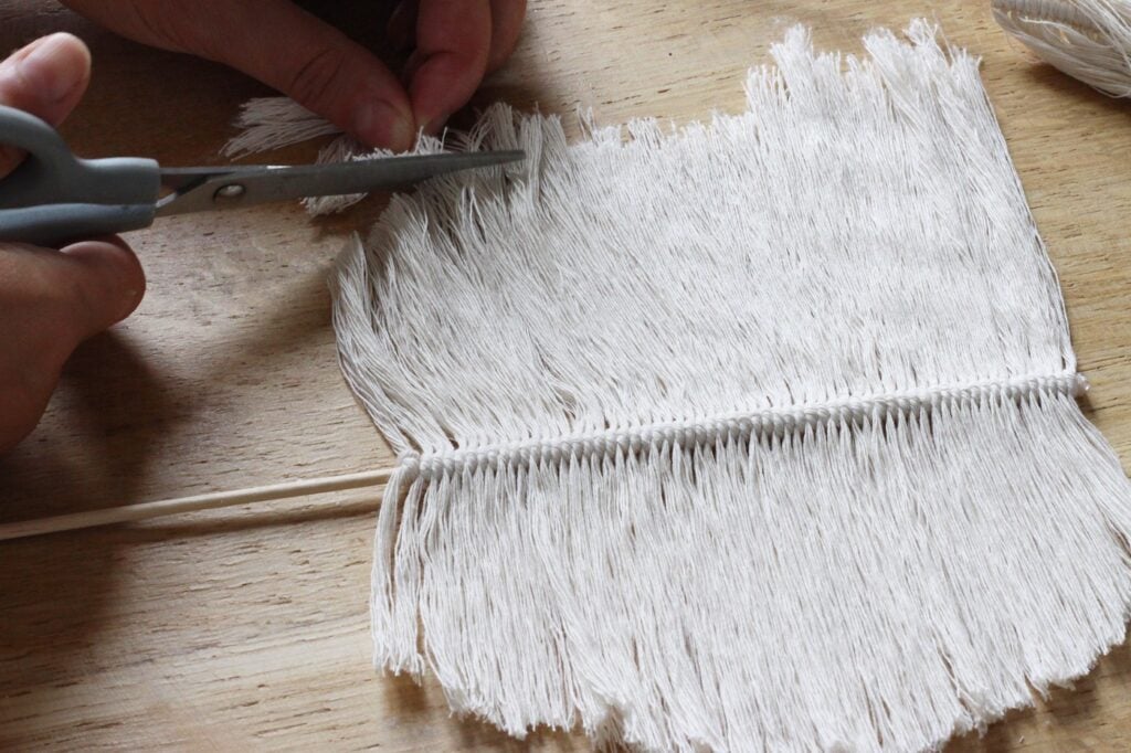 fabriquer brin herbe pampa artificielle facile